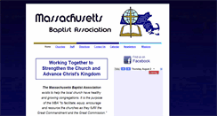 Desktop Screenshot of massbaptist.org